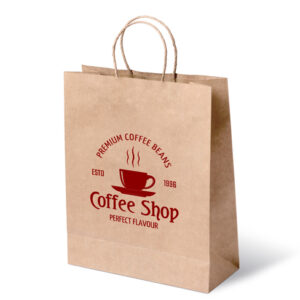 Kraft Paper Bags with Twisted Handles